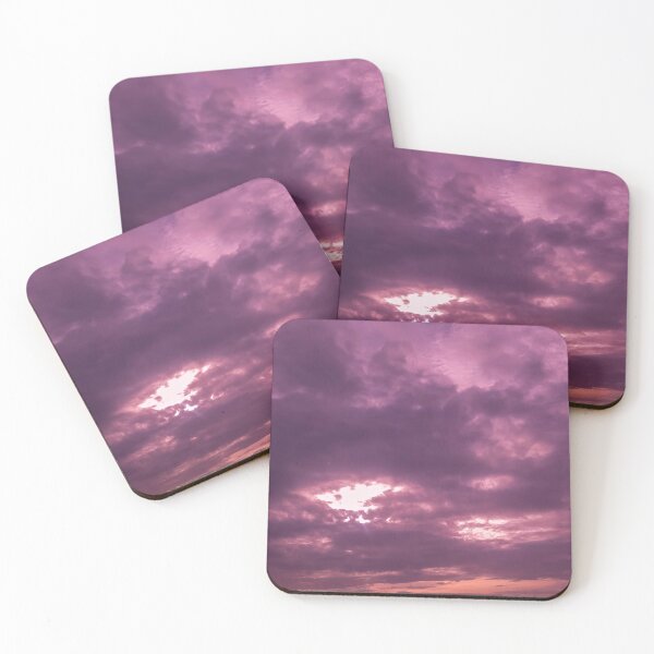 Item preview, Pink and purple cotton clouds designed and sold by SandShopDesigns.