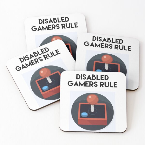 Item preview, Disabled Gamers Rule with Joystick designed and sold by headtrackerart.
