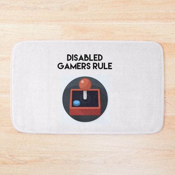 Item preview, Disabled Gamers Rule with Joystick designed and sold by headtrackerart.
