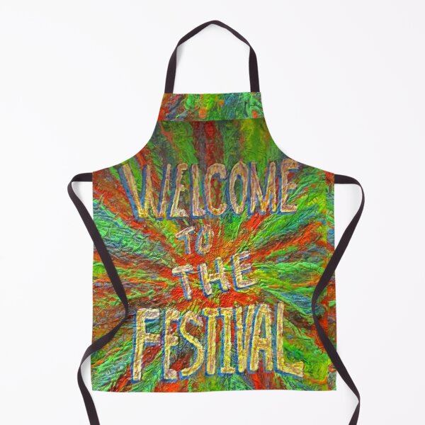 Item preview, Welcome To The Festival Red and Green Painting designed and sold by Andrew Morrell.