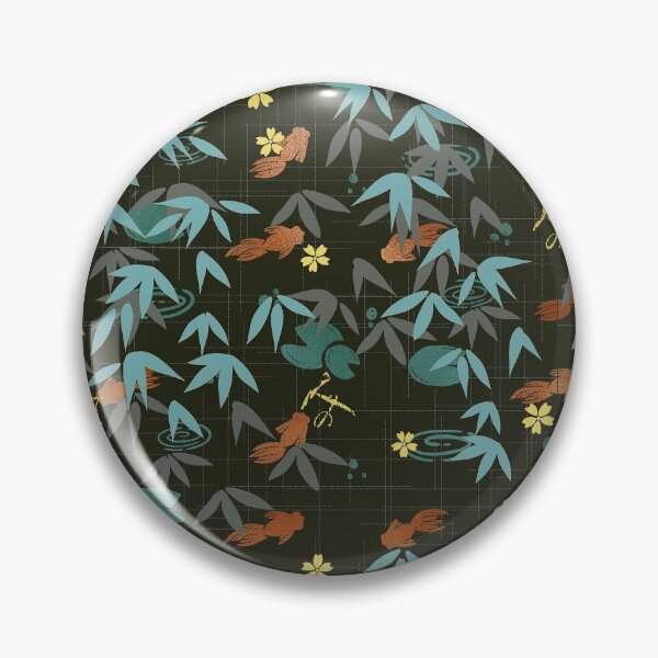 Item preview, Japanese fish leaves pattern designed and sold by LittleNippon.