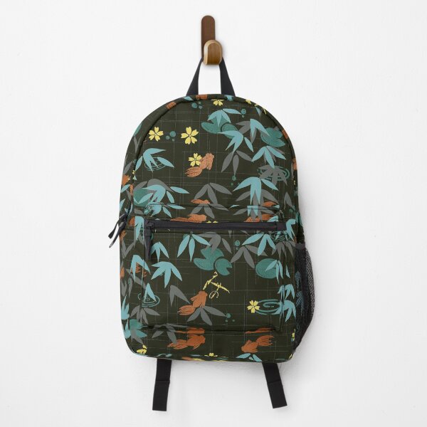 Item preview, Japanese fish leaves pattern designed and sold by LittleNippon.