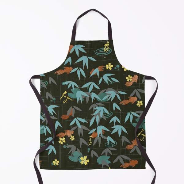 Item preview, Japanese fish leaves pattern designed and sold by LittleNippon.