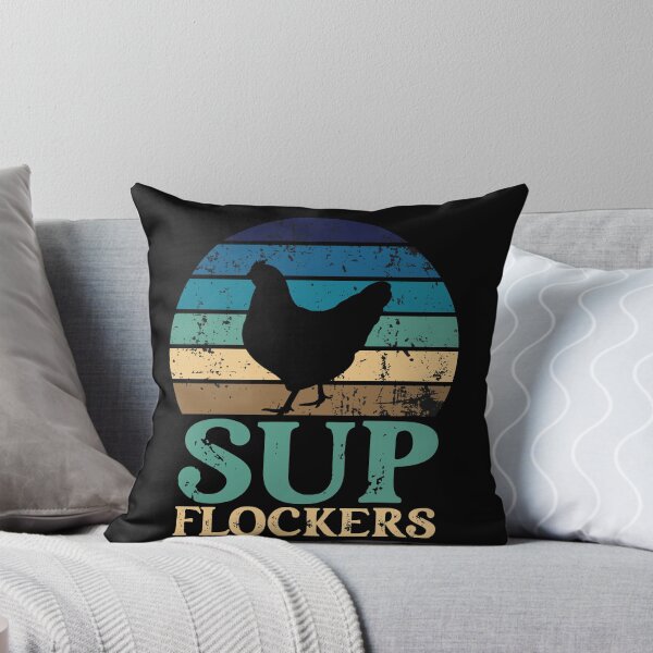 Item preview, Sup Flockers Chicken Lover Funny Distressed Vintage  designed and sold by 1stAmendMerch.