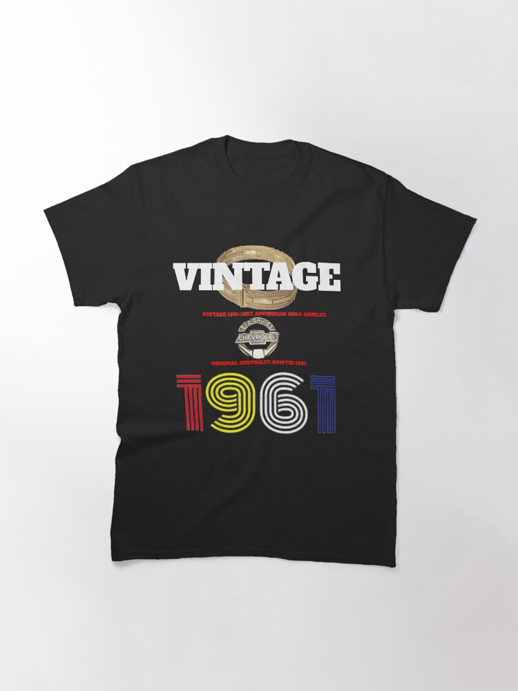 Thumbnail 3 of 7, Classic T-Shirt, Vintage-1961. designed and sold by ravitiku.