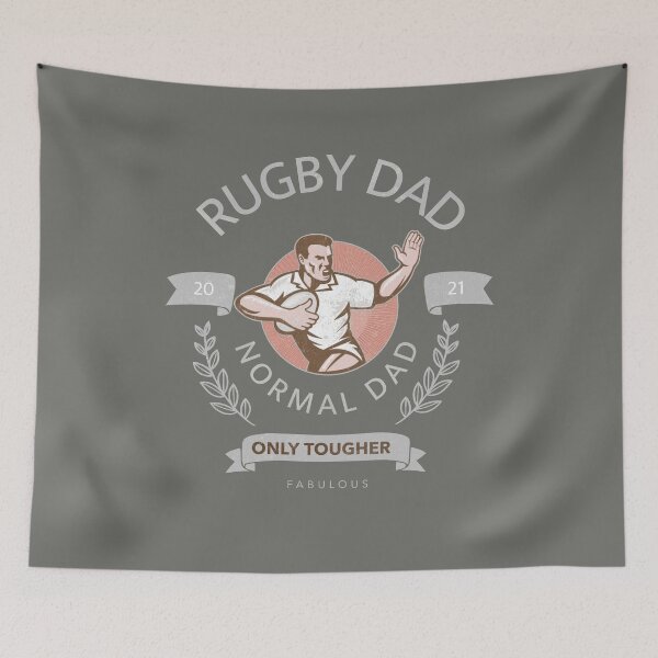 Item preview, Rugby Dad Normal Dad Only Tougher  designed and sold by Simona Balan.