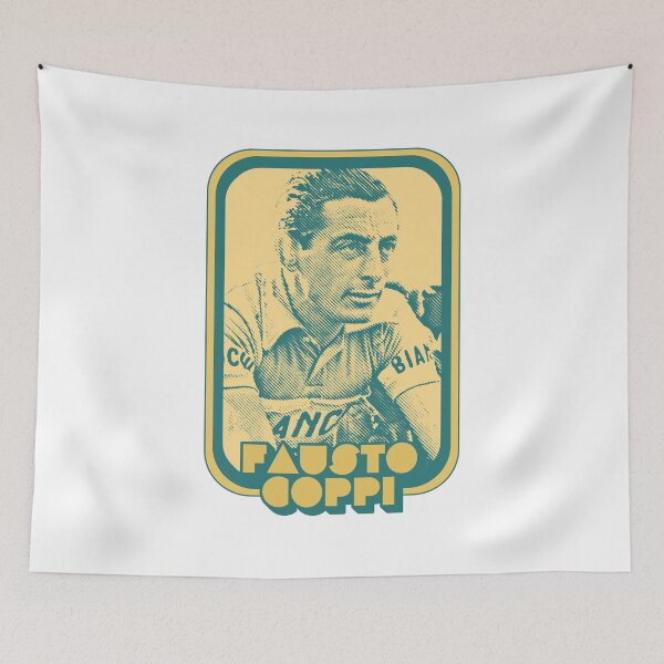 Artikelvorschau, Fausto Coppi // Retro Cycling Fan Art Design  entworfen und verkauft von AestheticNow.