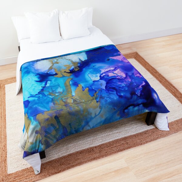 Serenity (happy art) Comforter