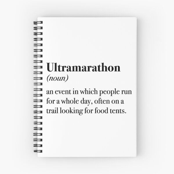 Item preview, Ultramarathon Definition Design for Runner Swag designed and sold by rkmountains.