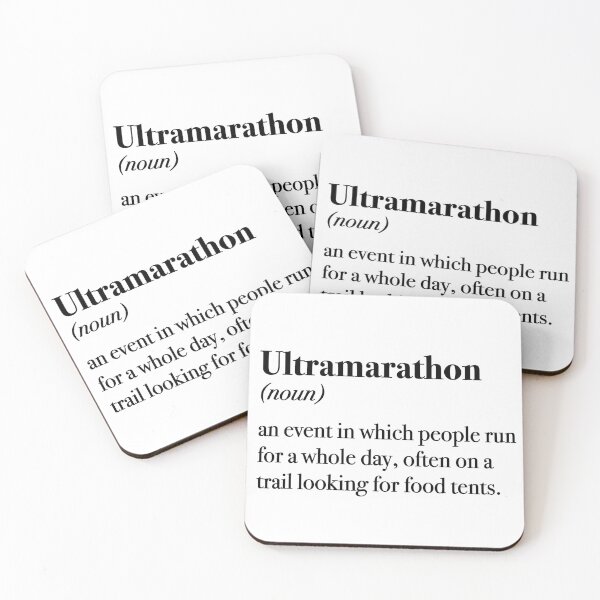 Item preview, Ultramarathon Definition Design for Runner Swag designed and sold by rkmountains.