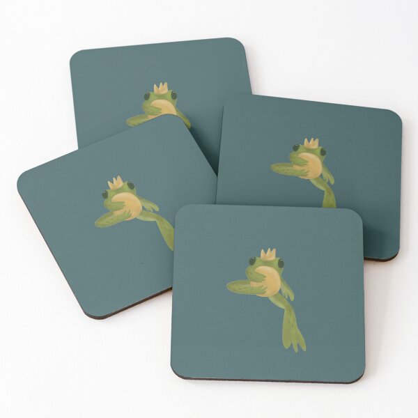 Item preview, Watercolor Frog with Golden Ball designed and sold by Risky Beetle.