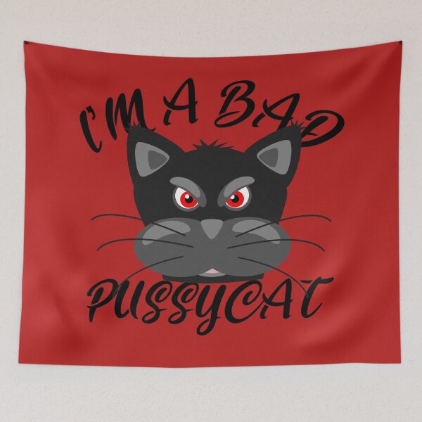 Item preview, CAT VS TIGER - BAD PUSSYCAT designed and sold by Callahans.
