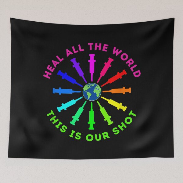 Item preview, Vaccinated Vaccination Vaccinate Heal All The World designed and sold by sellexxf69.