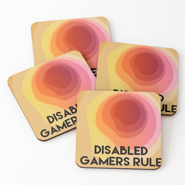 Item preview, Disabled Gamers Rule with Vortex designed and sold by headtrackerart.
