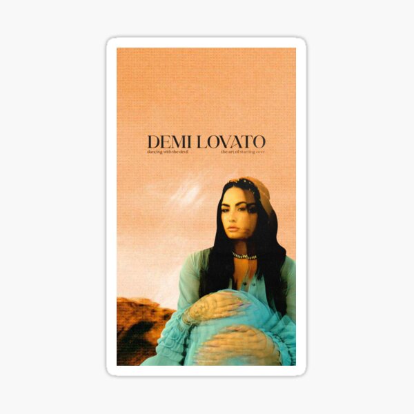 DEMI LOVATO DANCING WITH THE DEVIL THE ART OF STARTING OVER Sticker