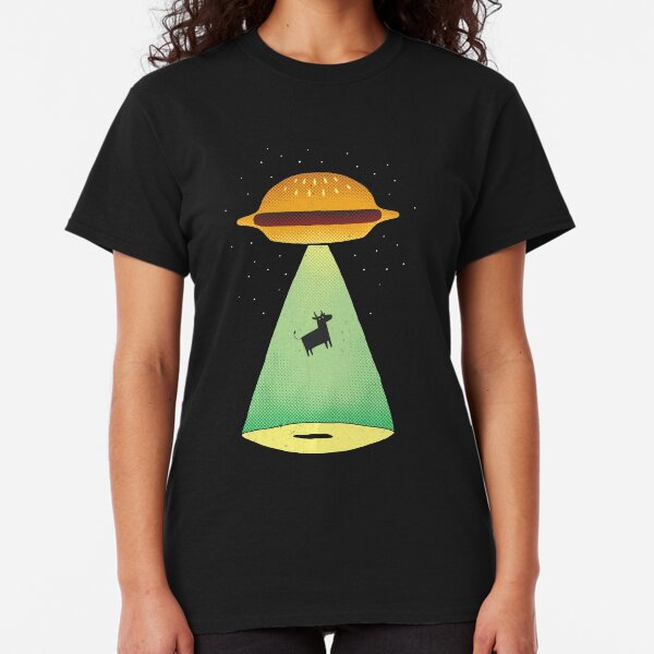 Burger Abduction Classic T-Shirt