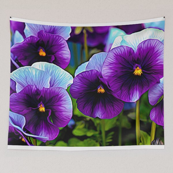 Item preview, Pretty Purple Pansies designed and sold by Violaman.