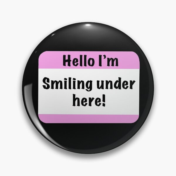 Item preview, Hello I'm Smiling under here! designed and sold by madebymich.