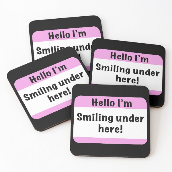 Item preview, Hello I'm Smiling under here! designed and sold by madebymich.