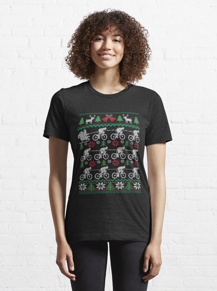 christmas cycling t shirt