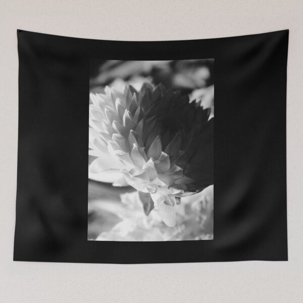Item preview, flower close up - black/white - eleven designed and sold by greatnorris.