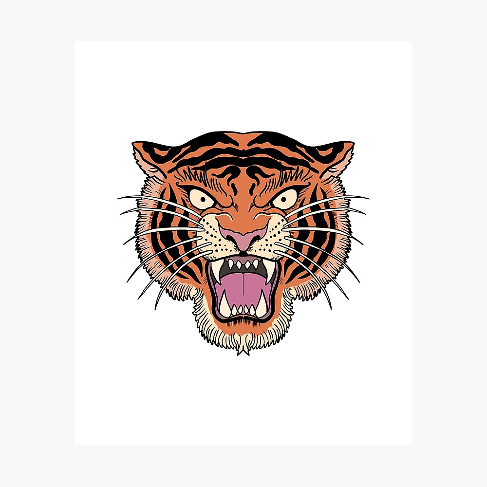 Top more than 78 tiger open mouth tattoo esthdonghoadian