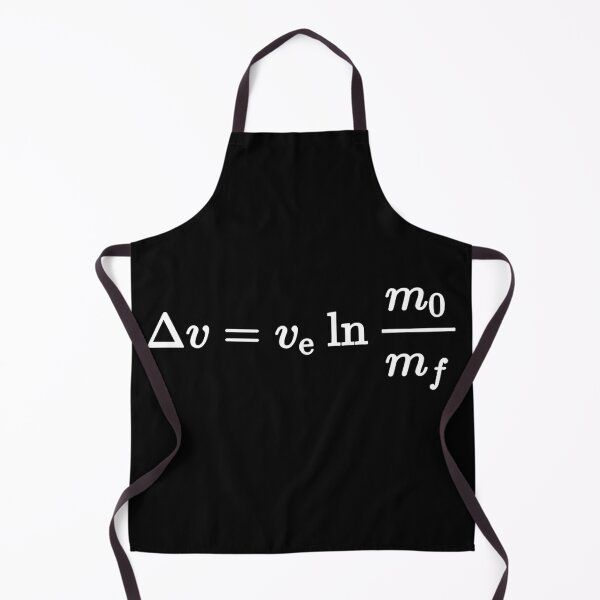 Item preview, rocket equation, most fundamental equation of space exploration dark version designed and sold by NoetherSym.