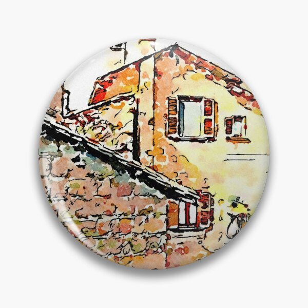Item preview, Barbarano Romano: foreshortening with tuff buildings designed and sold by Giuseppe Cocco.