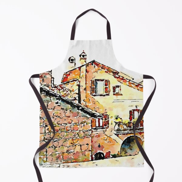 Item preview, Barbarano Romano: foreshortening with tuff buildings designed and sold by Giuseppe Cocco.