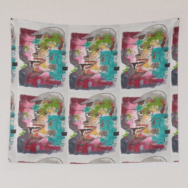 Item preview, Goatee, guy with a cigar, spooky face designed and sold by NessArtByEwa.