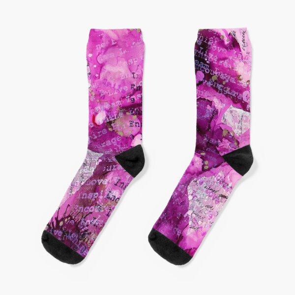 You, my rose (happy art) Socks