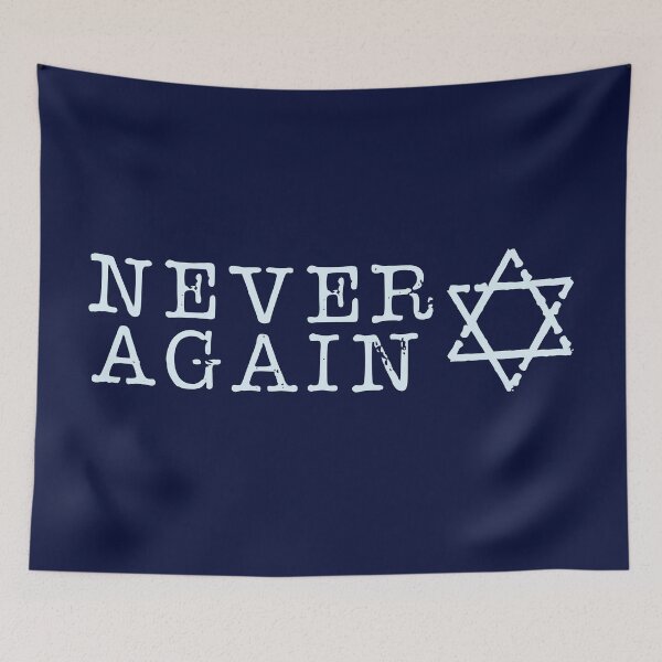 Item preview, Never Again designed and sold by MeLoveIsrael.