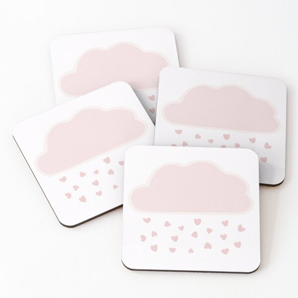 Item preview, Pink heart raining cloud/ lighter Version designed and sold by muffinstandd.