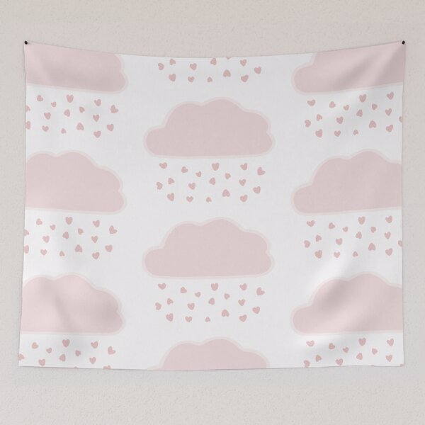 Item preview, Pink heart raining cloud/ lighter Version designed and sold by muffinstandd.