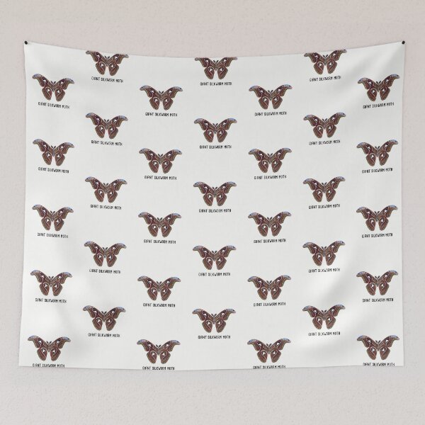 Item preview, Giant Silkworm Moth | Silkworm Cecropia Moth Vintage Style Illustration designed and sold by Rabbitti.