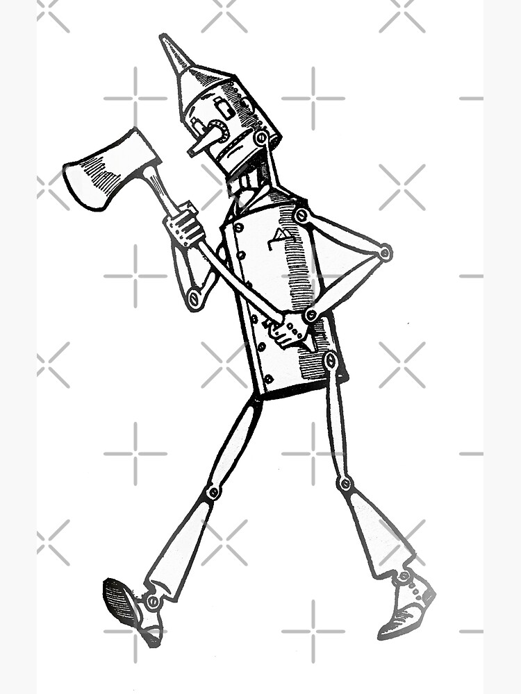 "Tin Man Dark Shine" Framed Art Print for Sale by explodingstove Redbubble