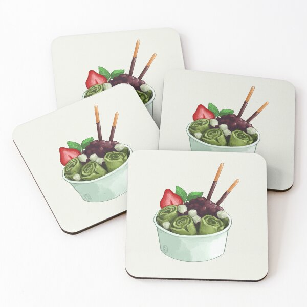 Item preview, Matcha Rolled Ice Cream designed and sold by ApologeticAlex.
