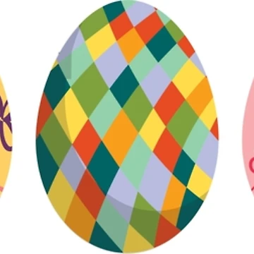 Artwork thumbnail, Pattern easter eggs by crazycollective