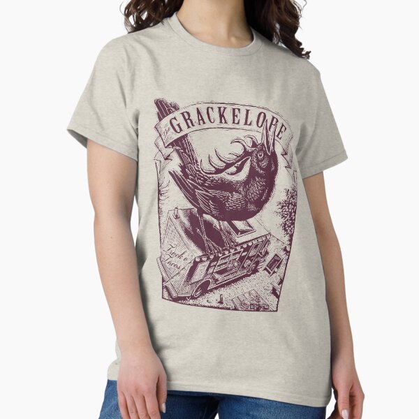Item preview, The Grackelope (maroon) designed and sold by Jeff Crosby.