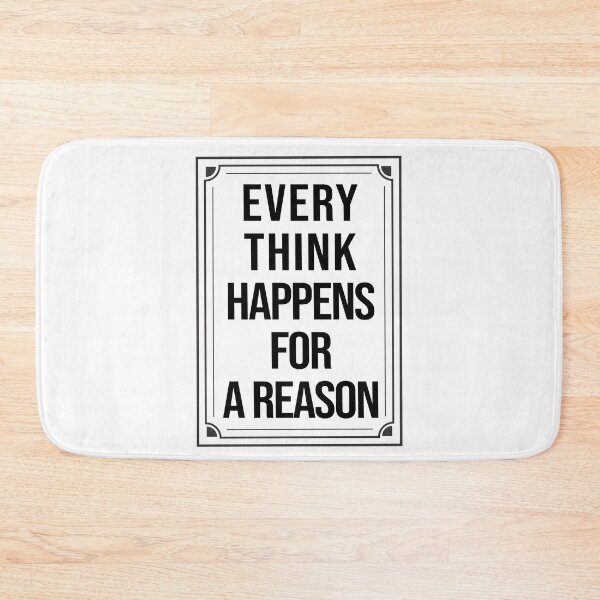 Item preview,  EveryThing Happens for a Reason Quotes sticker  designed and sold by Live  Today.