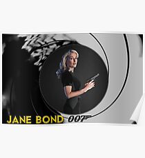 Gillian Anderson for Jane Bond Poster