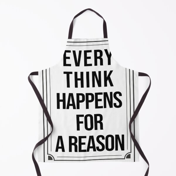 Item preview, EveryThing Happens for a Reason Quotes sticker designed and sold by Live Today.