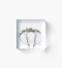 elephant Acrylic Block