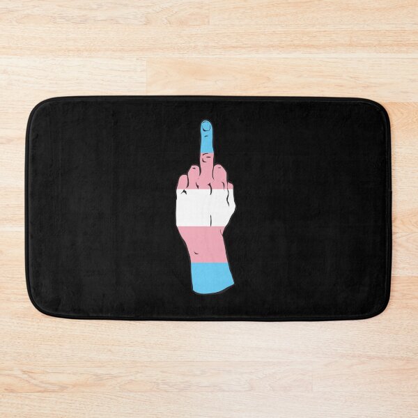 Item preview, Trans Pride Middle Finger designed and sold by Alrkeaton.