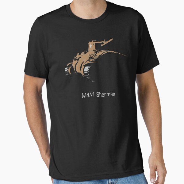 Item preview, Silhouette of the US M4A1 Sherman tank designed and sold by FAawRay.