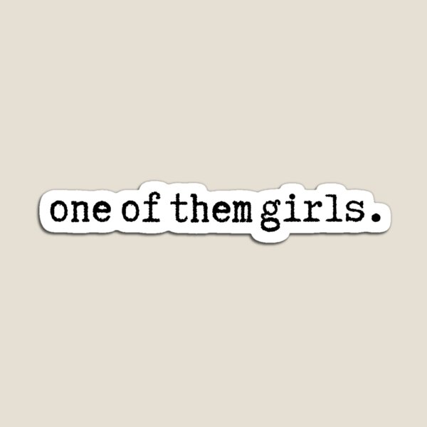 Item preview, One of them Girls | Black Typewriter designed and sold by Sarahelena Barrios.