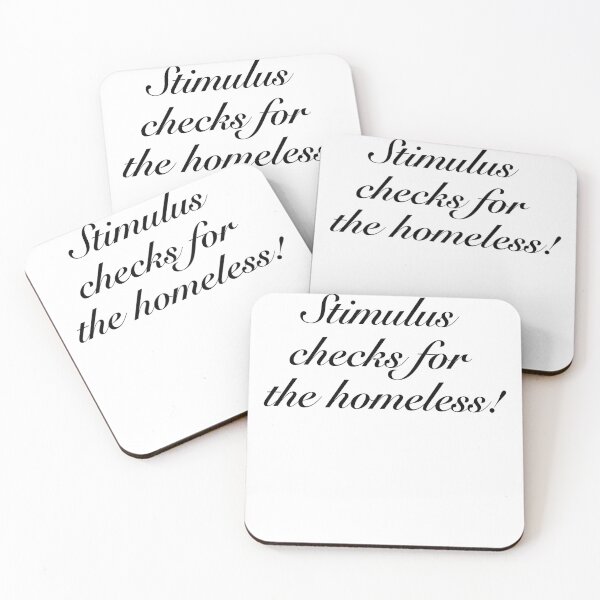 Item preview, STIMULUS CHECKS FOR THE HOMELESS! | Join The Movement designed and sold by yourtravelguide.