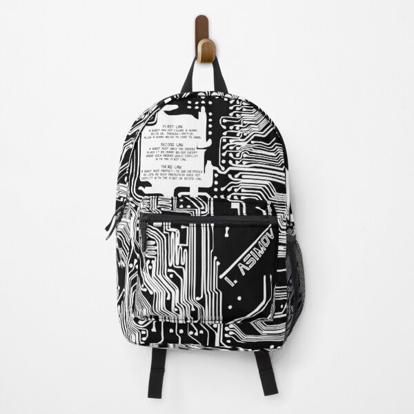 Item preview, White computer electronic circuit, Asimov tribute designed and sold by angelisart.