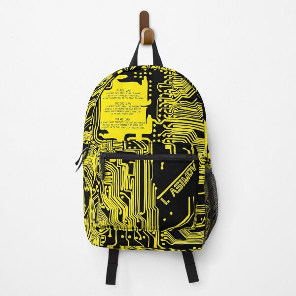 Item preview, Yellow computer electronic circuit, Asimov tribute designed and sold by angelisart.