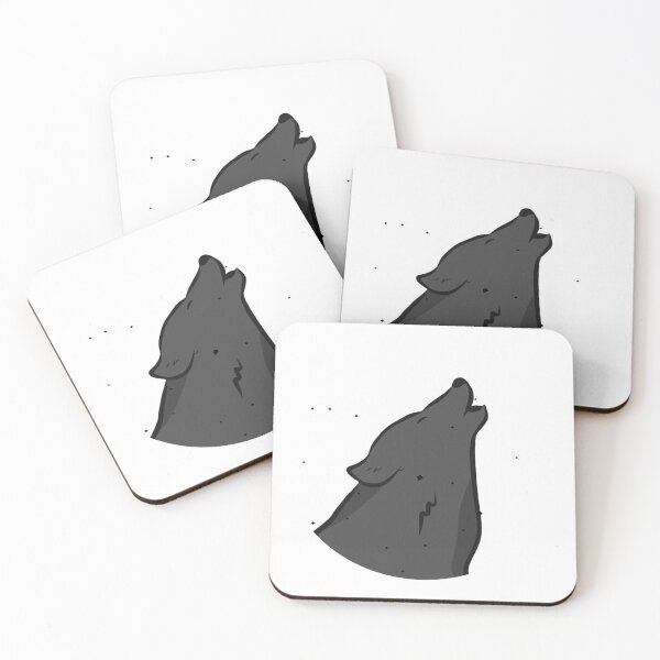 Item preview, Howling wolf caption designed and sold by buhnka.
